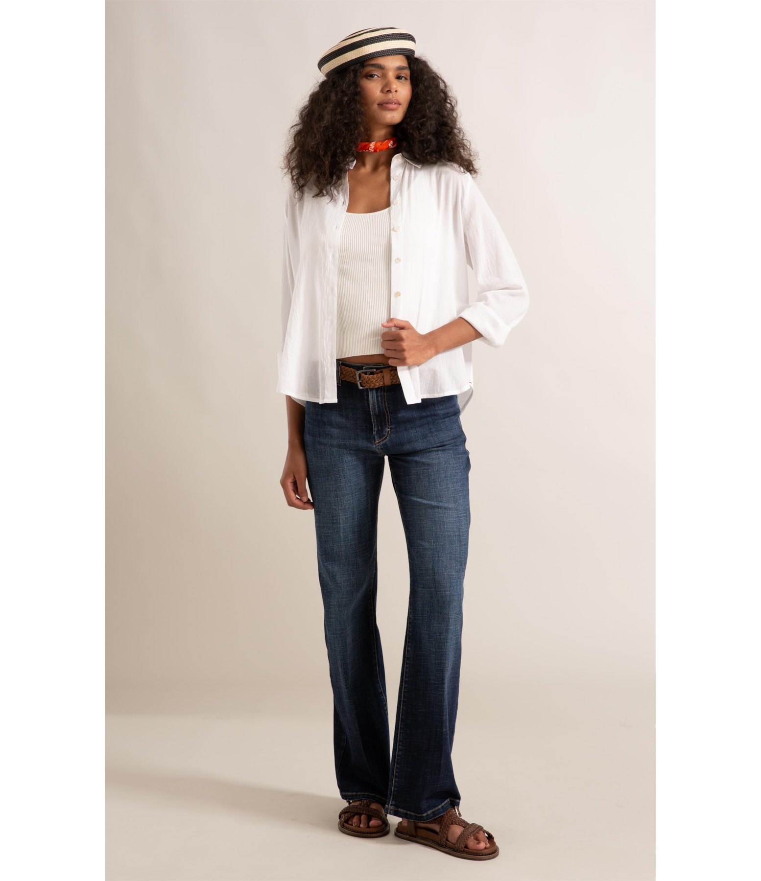 Calça Jeans Patte Visco Indigo Five Medio C/Tank