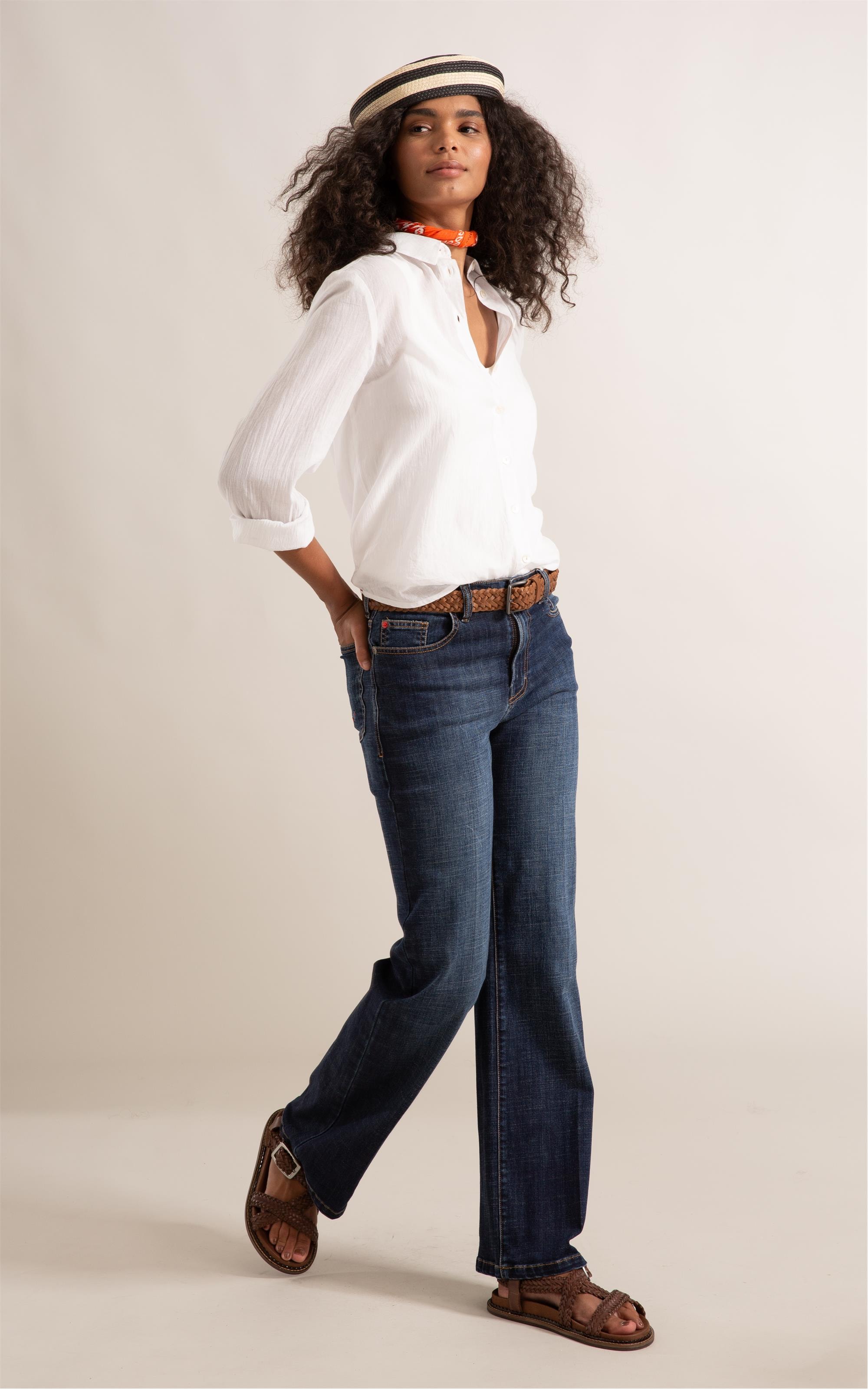 Calça Jeans Patte Visco Indigo Five Medio C/Tank