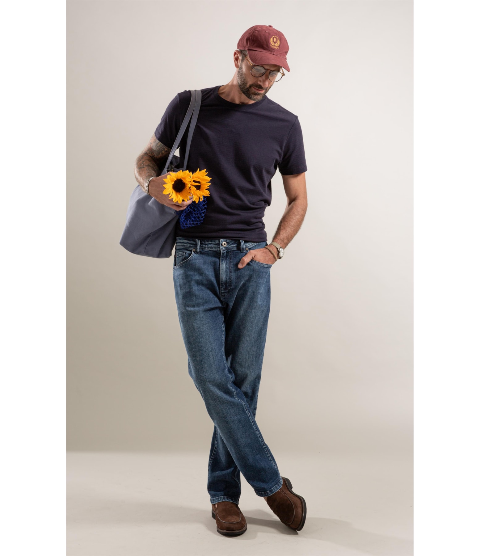 Calça Jeans Tradicional High Comfort  Lav.Medio C/ Tank