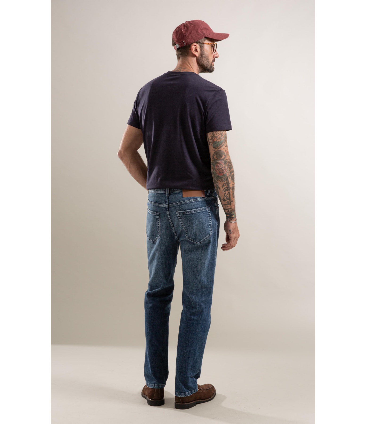 Calça Jeans Tradicional High Comfort  Lav.Medio C/ Tank