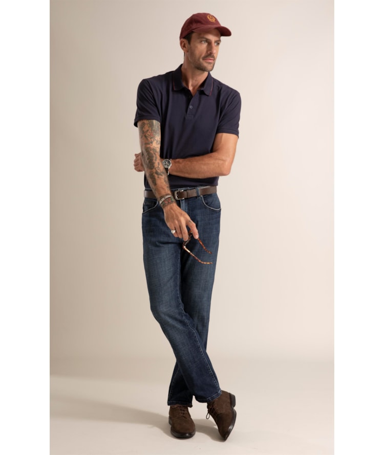 Calça Jeans Visco Indigo Lav. Médio