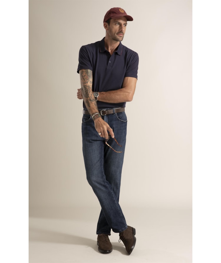Calça Jeans Visco Indigo Lav. Médio C/Tank
