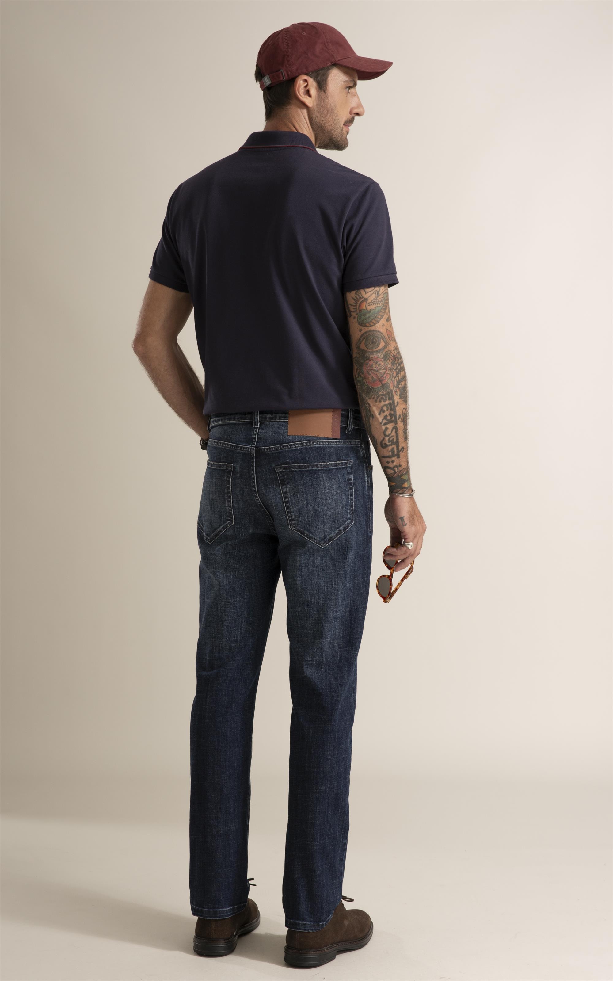 Calça Jeans Visco Indigo Lav. Médio C/Tank