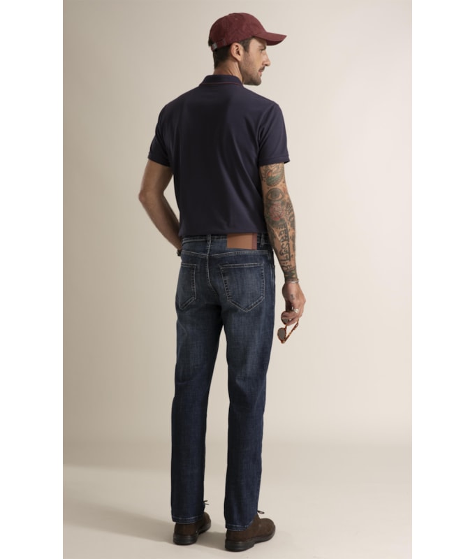 Calça Jeans Visco Indigo Lav. Médio C/Tank