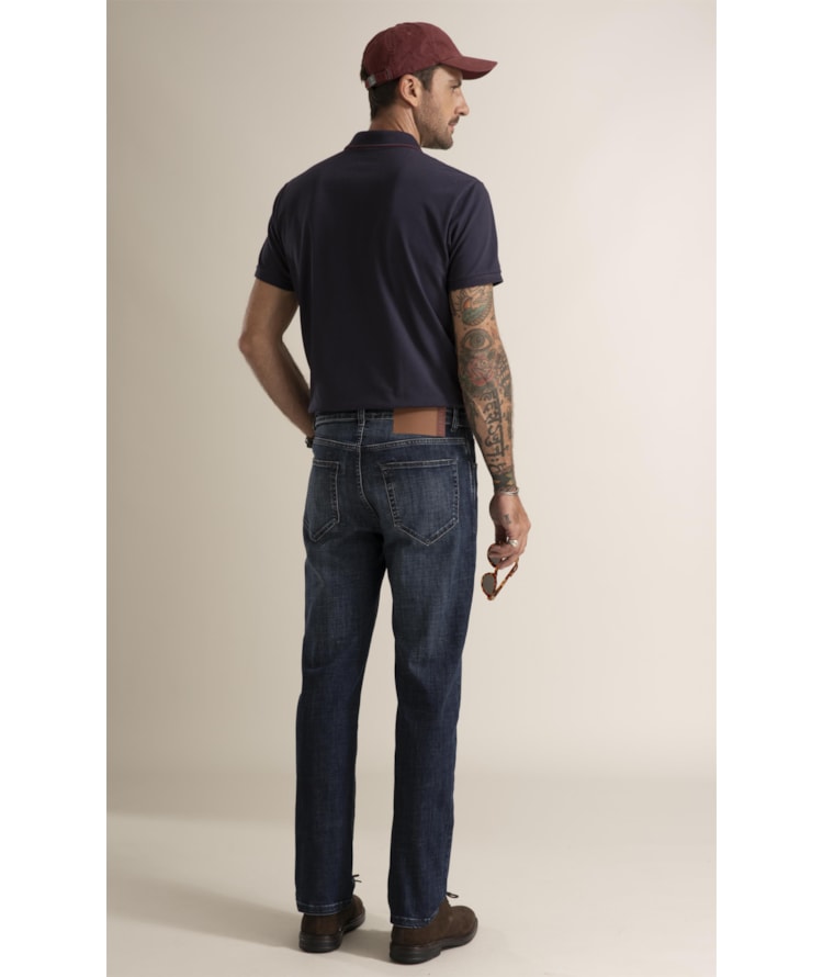 Calça Jeans Visco Indigo Lav. Médio C/Tank