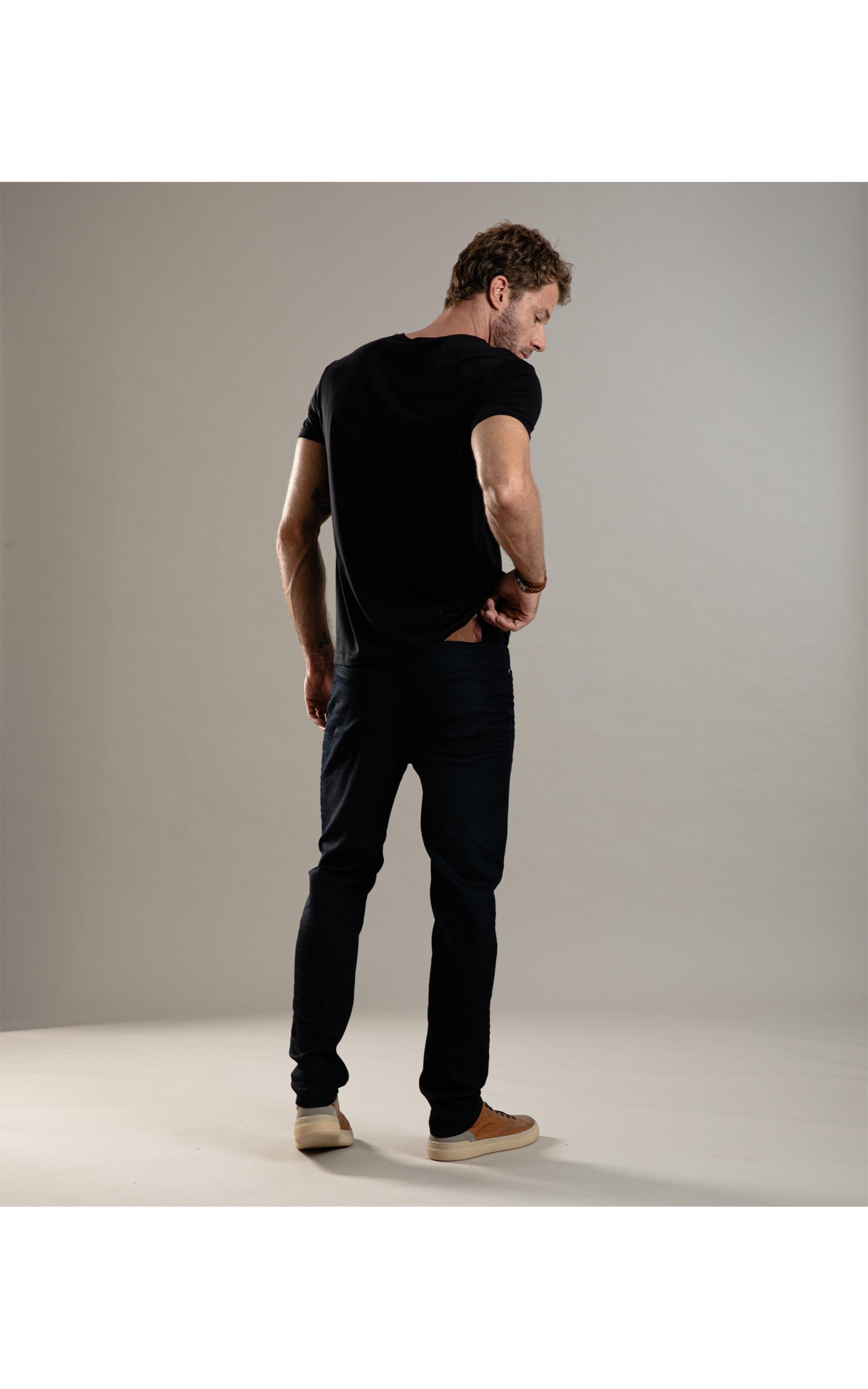 Calça Jogging Indigo Custom Fit Kaua Rchl224-Lav.Escuro