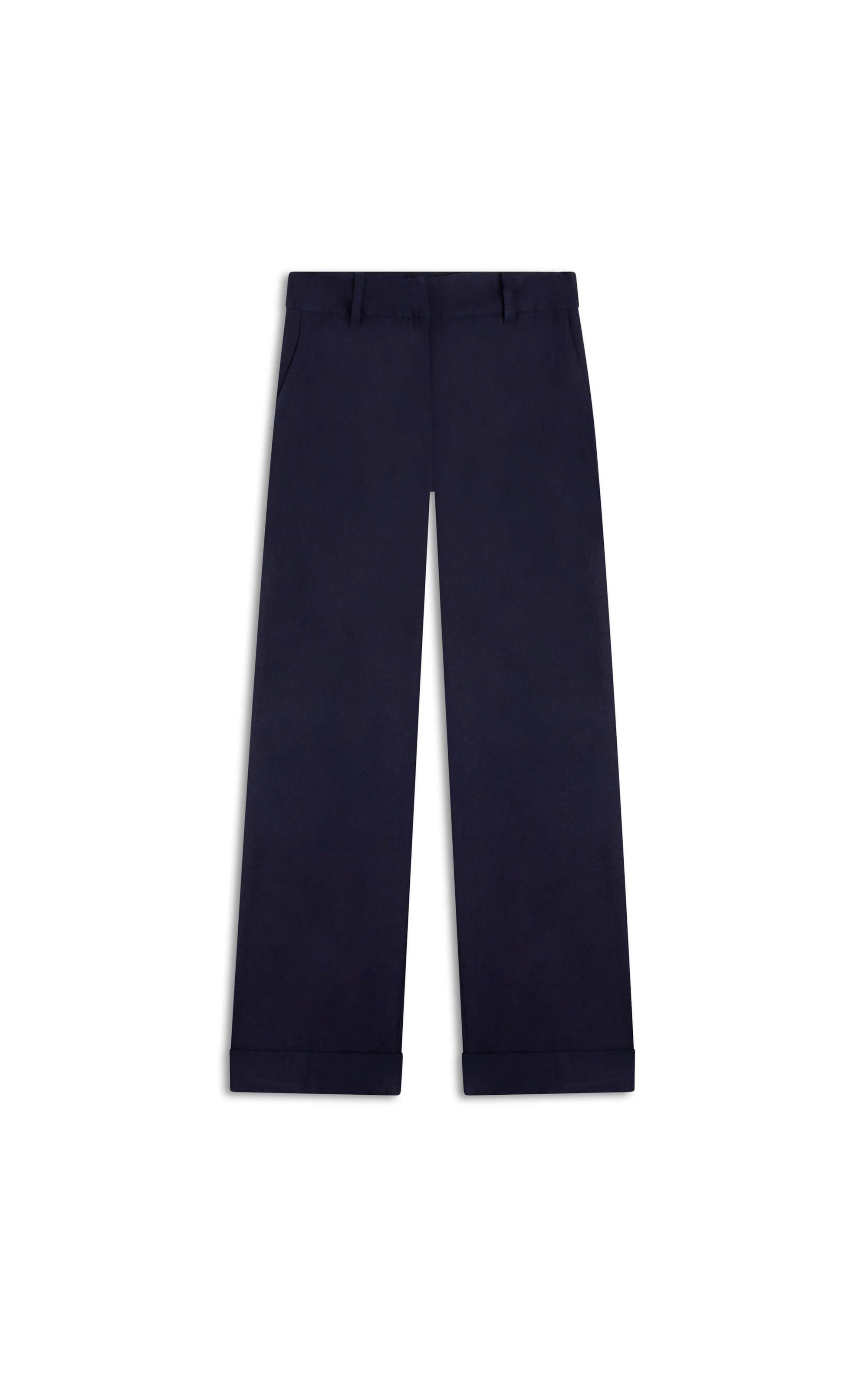 Calça Linho  Alanis  Washed Old Purple
