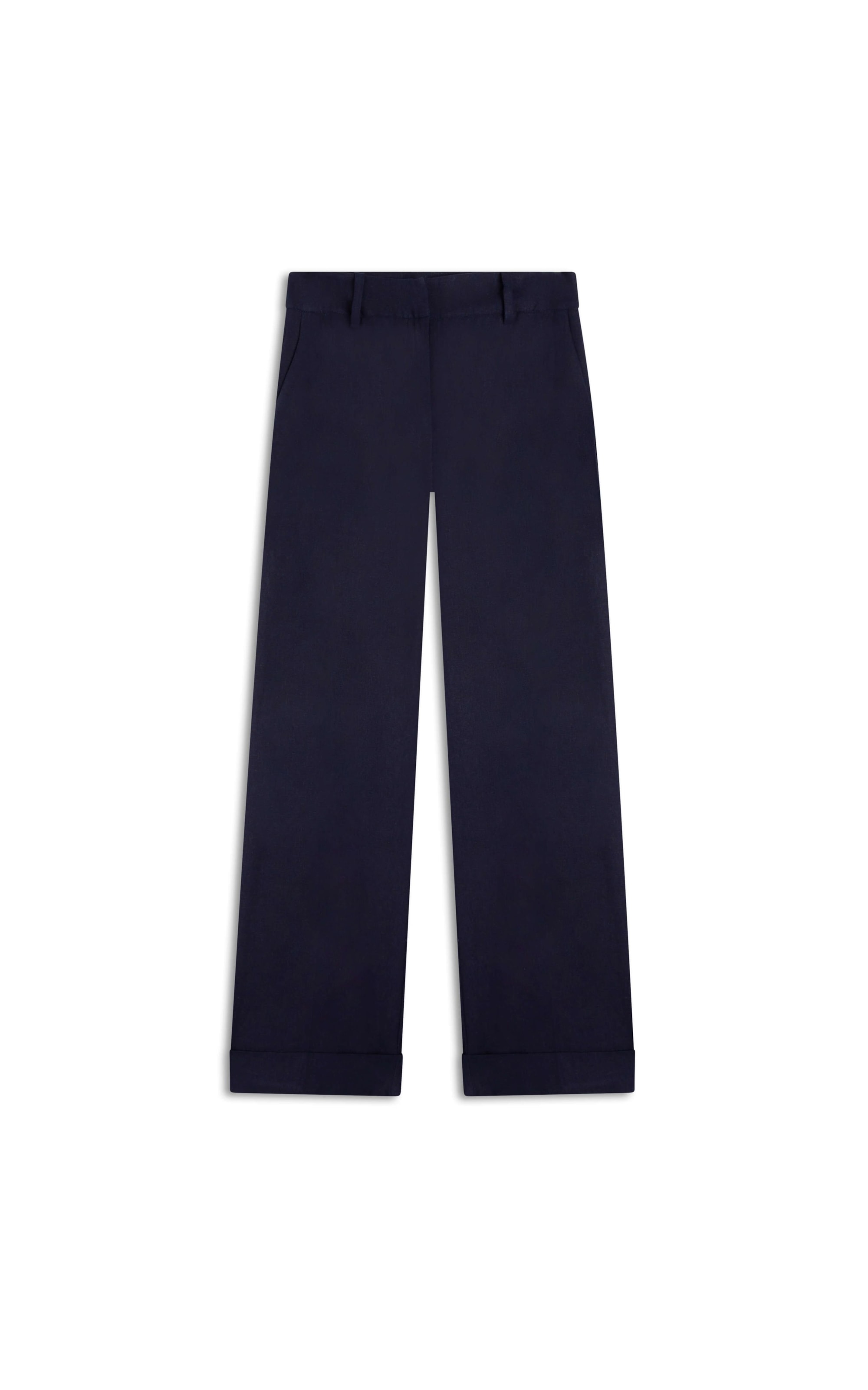 Calça Linho  Alanis  Washed Old Purple