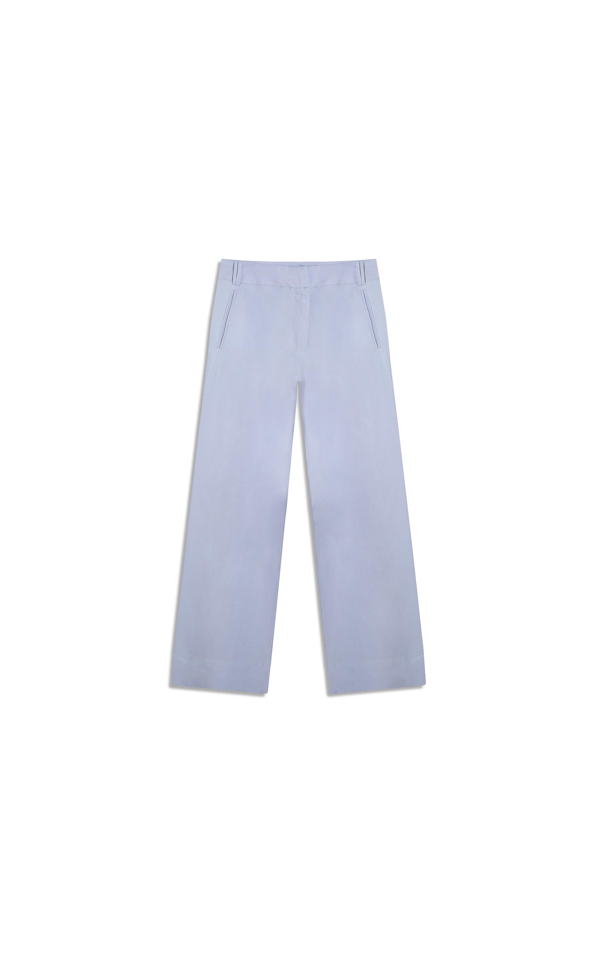 Calça Linho  Arlo Azul Seco