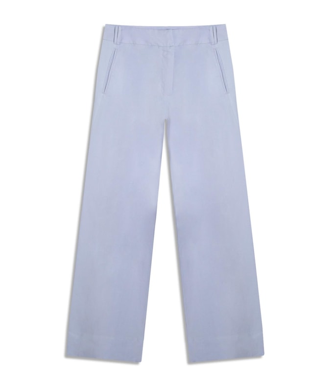 Calça Linho  Arlo Azul Seco