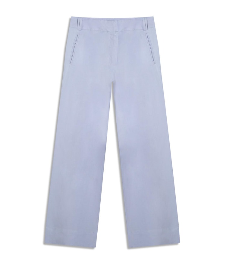 Calça Linho  Arlo Azul Seco