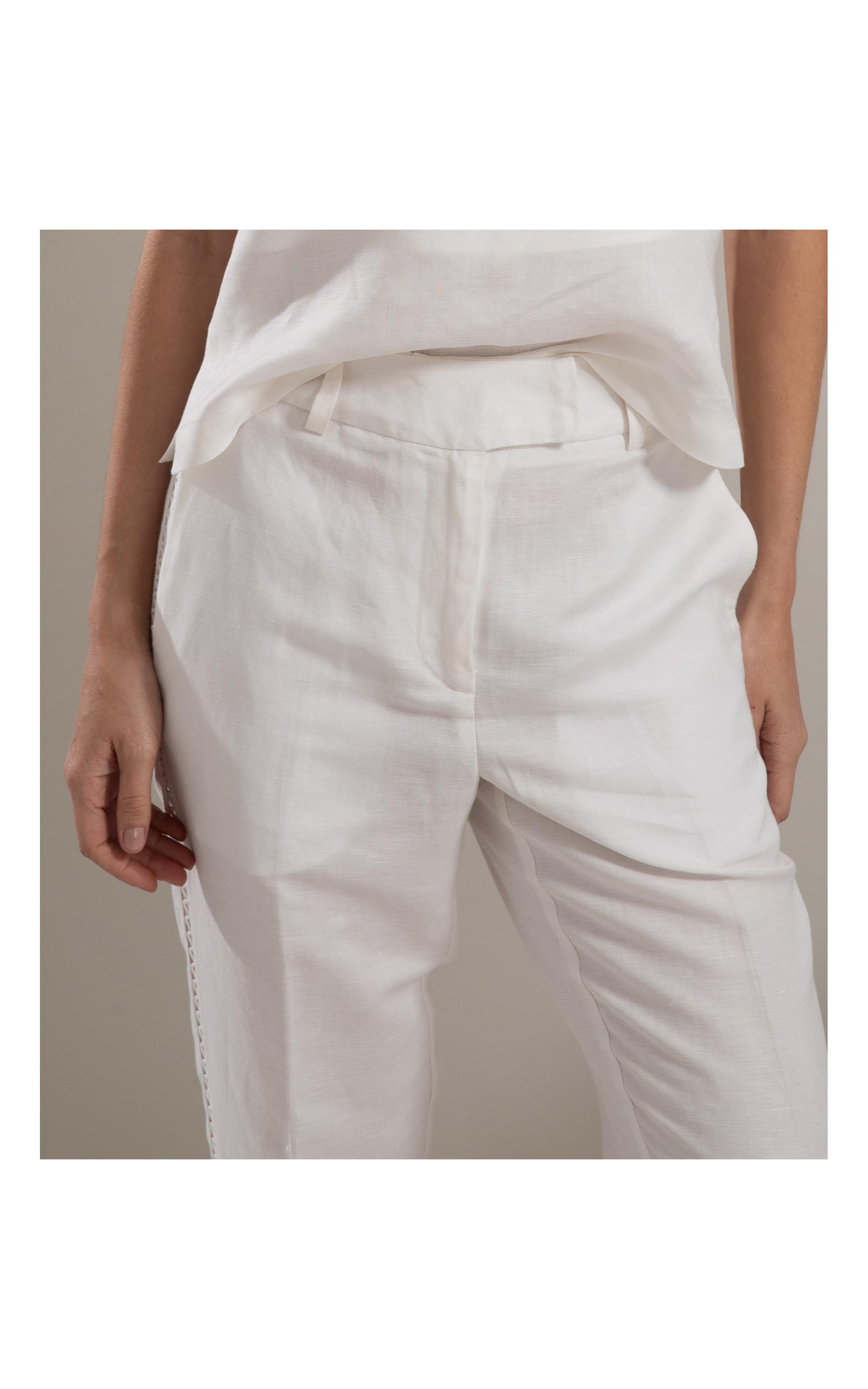 Calça Linho  Arlo Fucsia