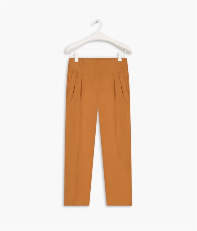Calça Linho  Aspen Camel