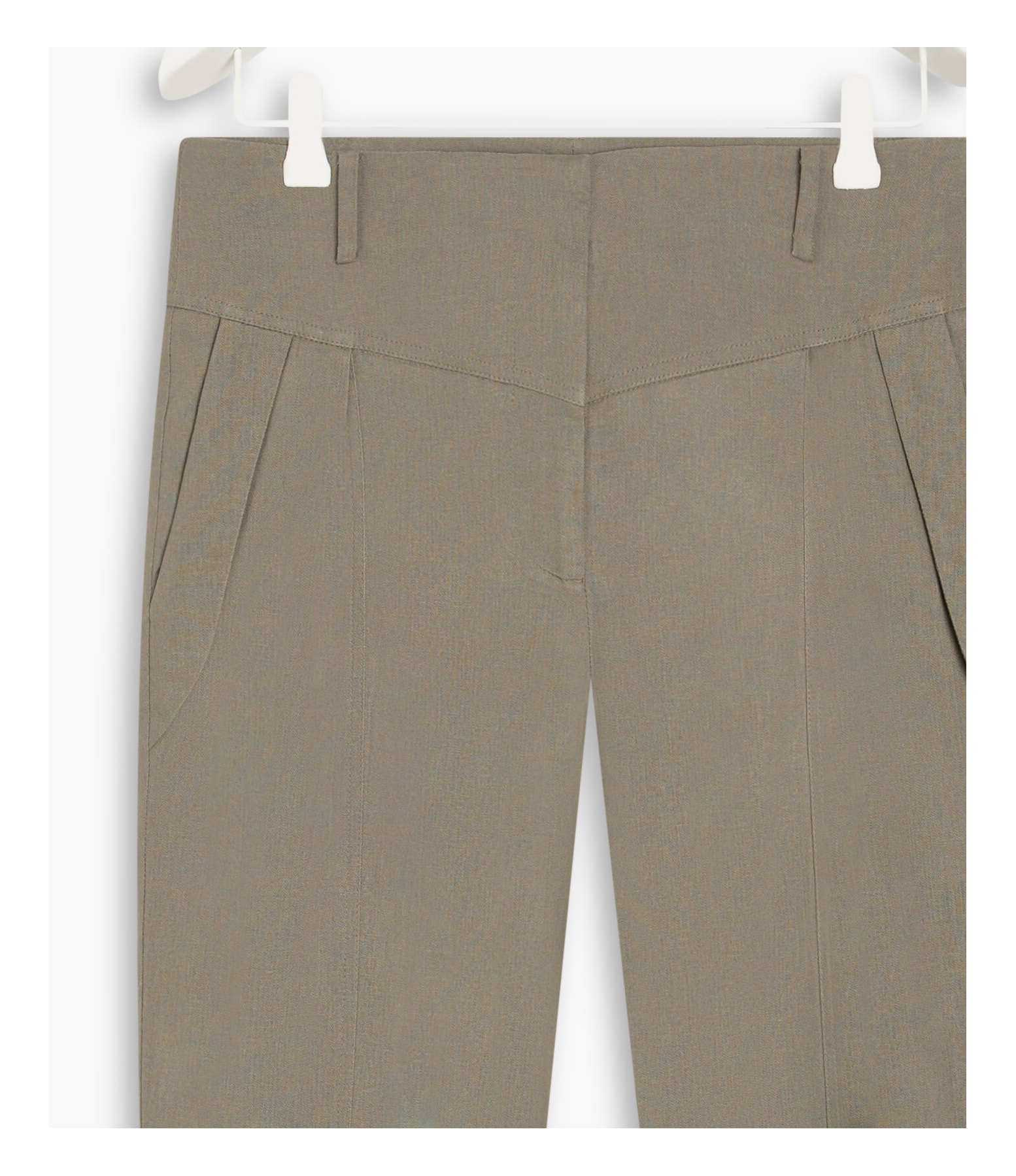  Calça Linho  Aspen  Liso Caqui