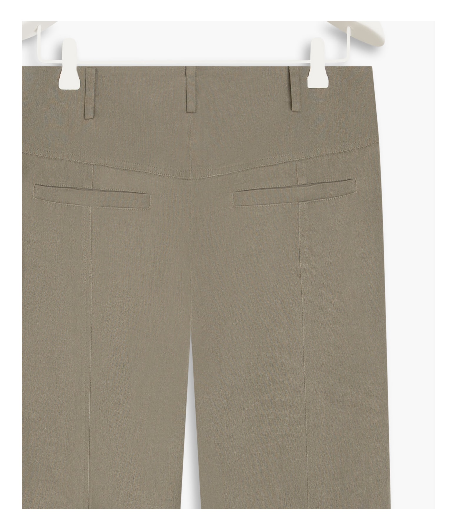  Calça Linho  Aspen  Liso Caqui