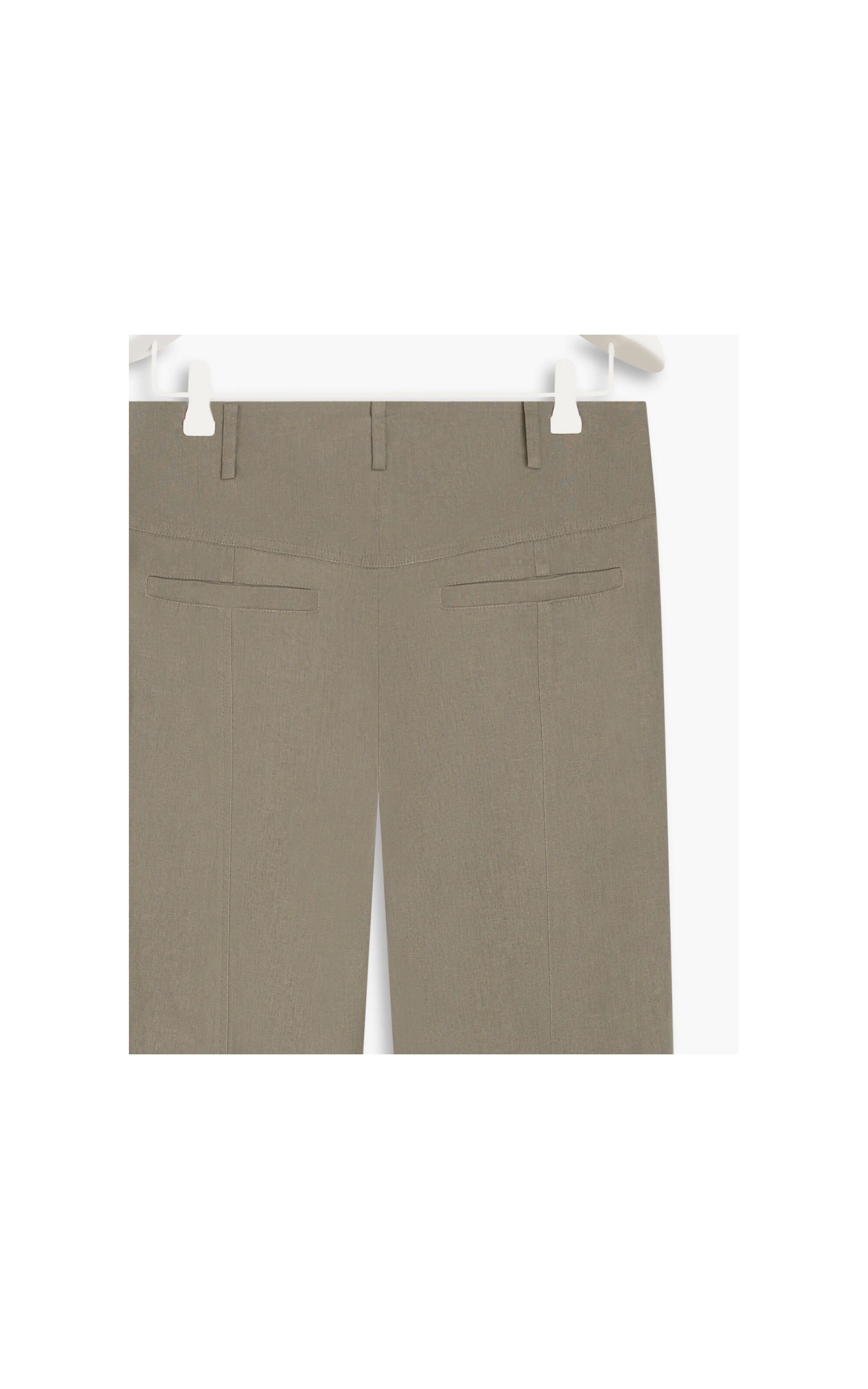  Calça Linho  Aspen  Liso Caqui