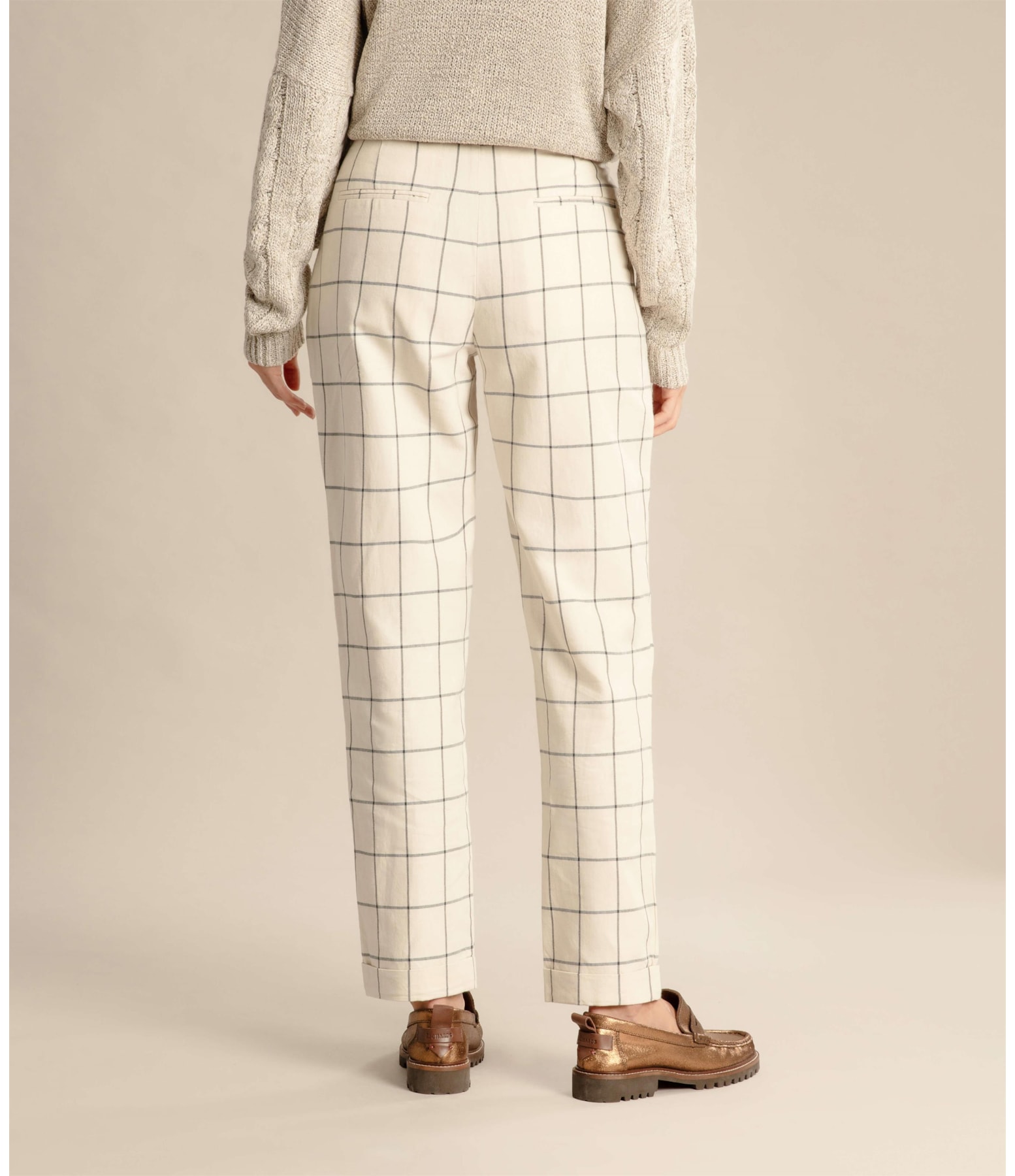 Calça Linho  Avena Camel