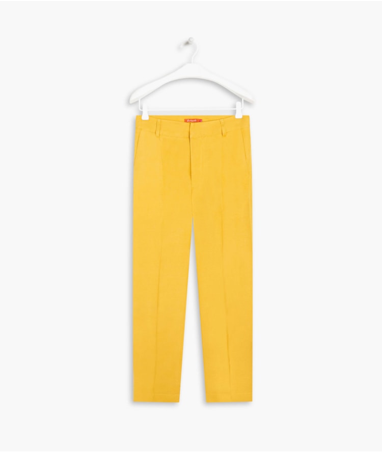 Calça Linho  Bertha Amarelo