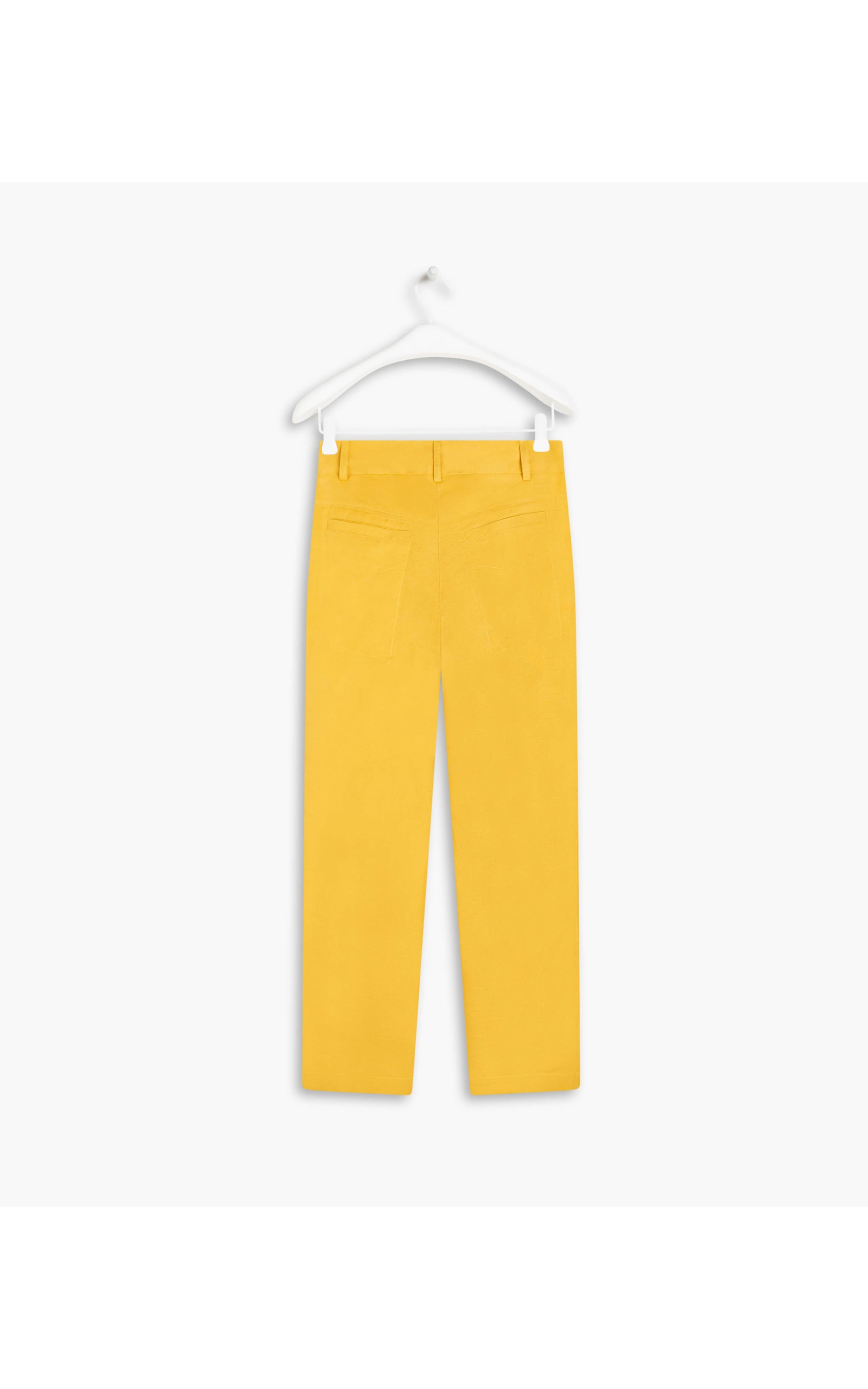 Calça Linho  Bertha Amarelo