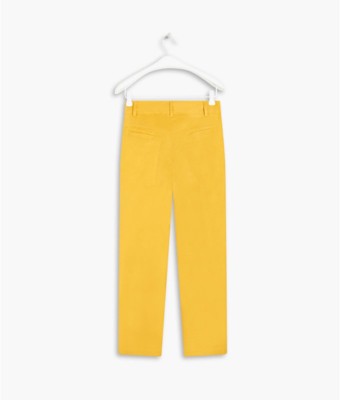 Calça Linho  Bertha Amarelo