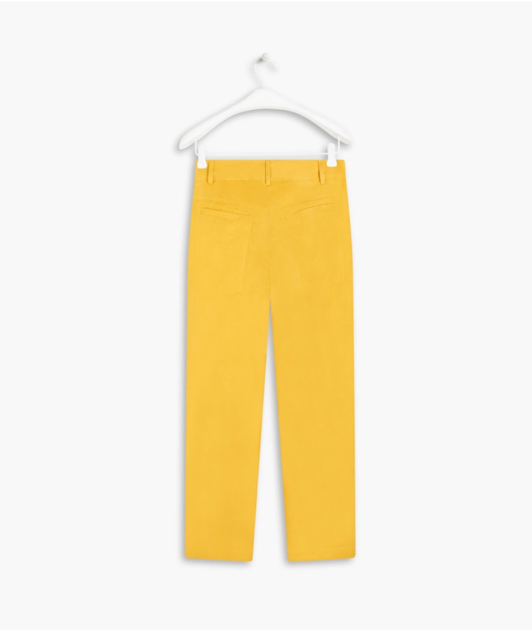 Calça Linho  Bertha Amarelo