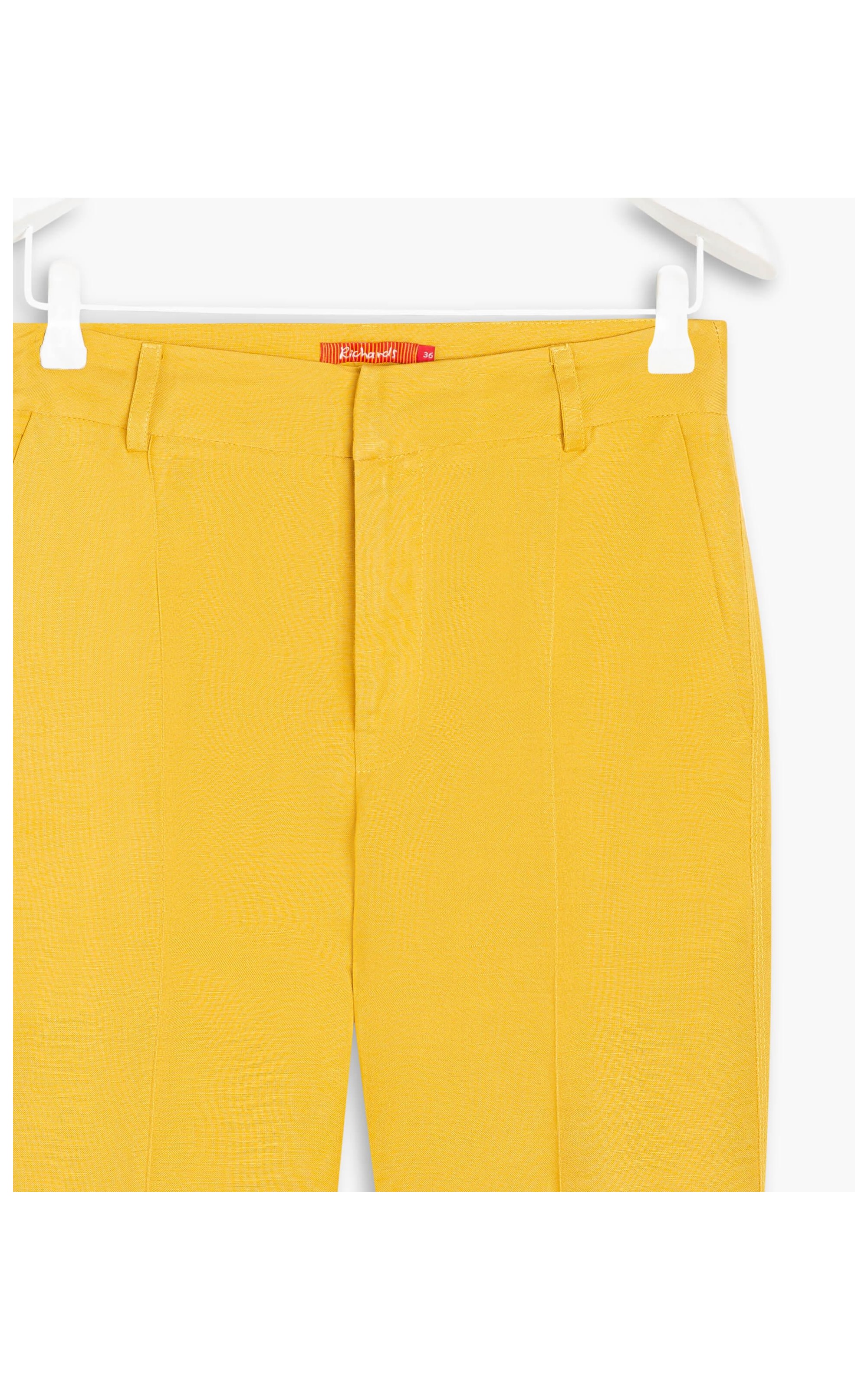 Calça Linho  Bertha Amarelo