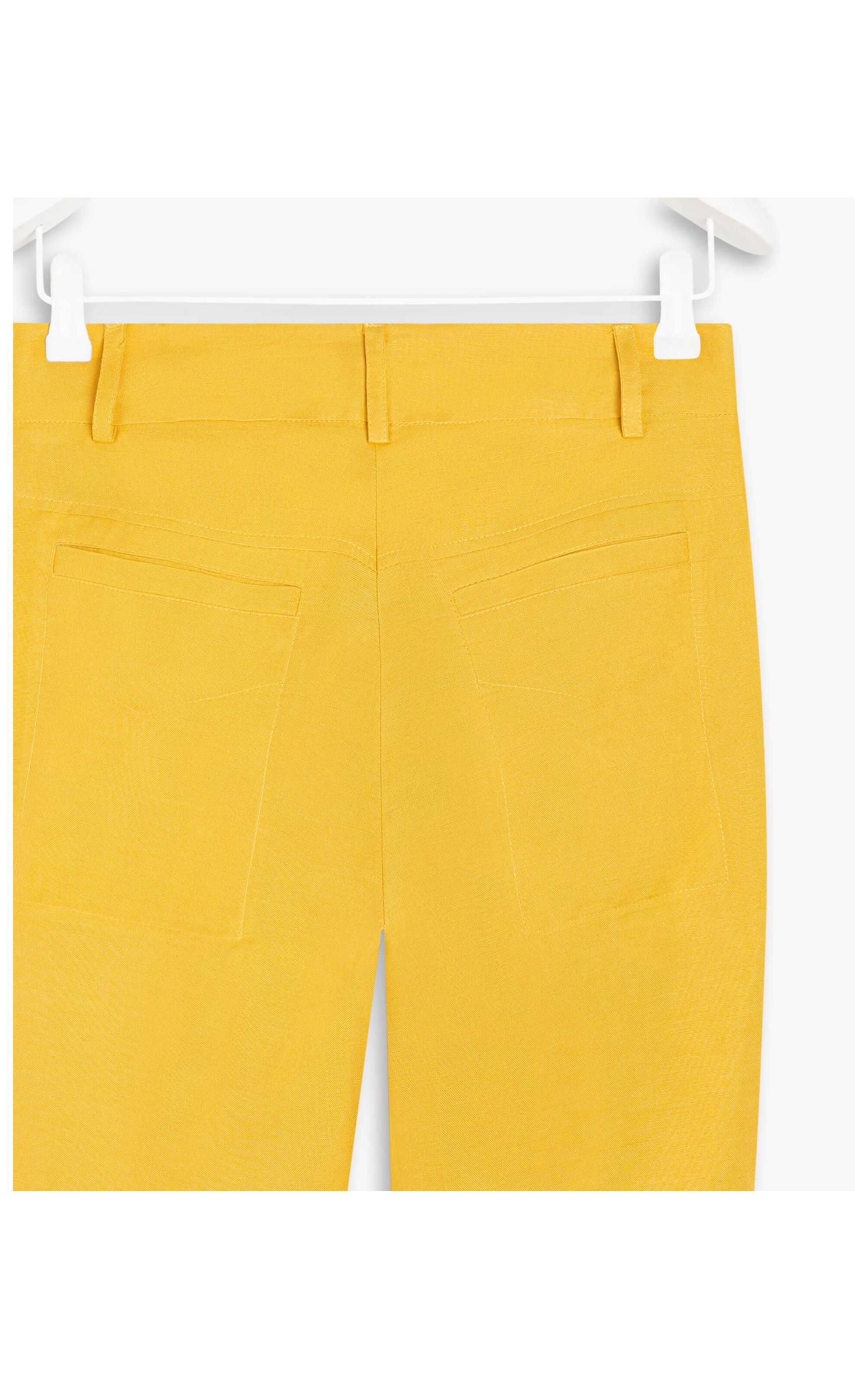 Calça Linho  Bertha Amarelo