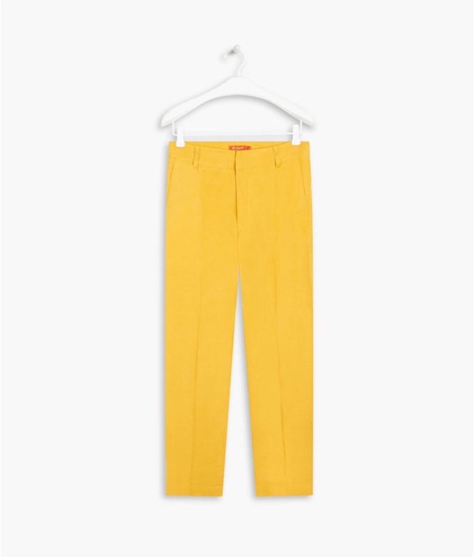 Calça Linho  Bertha Amarelo