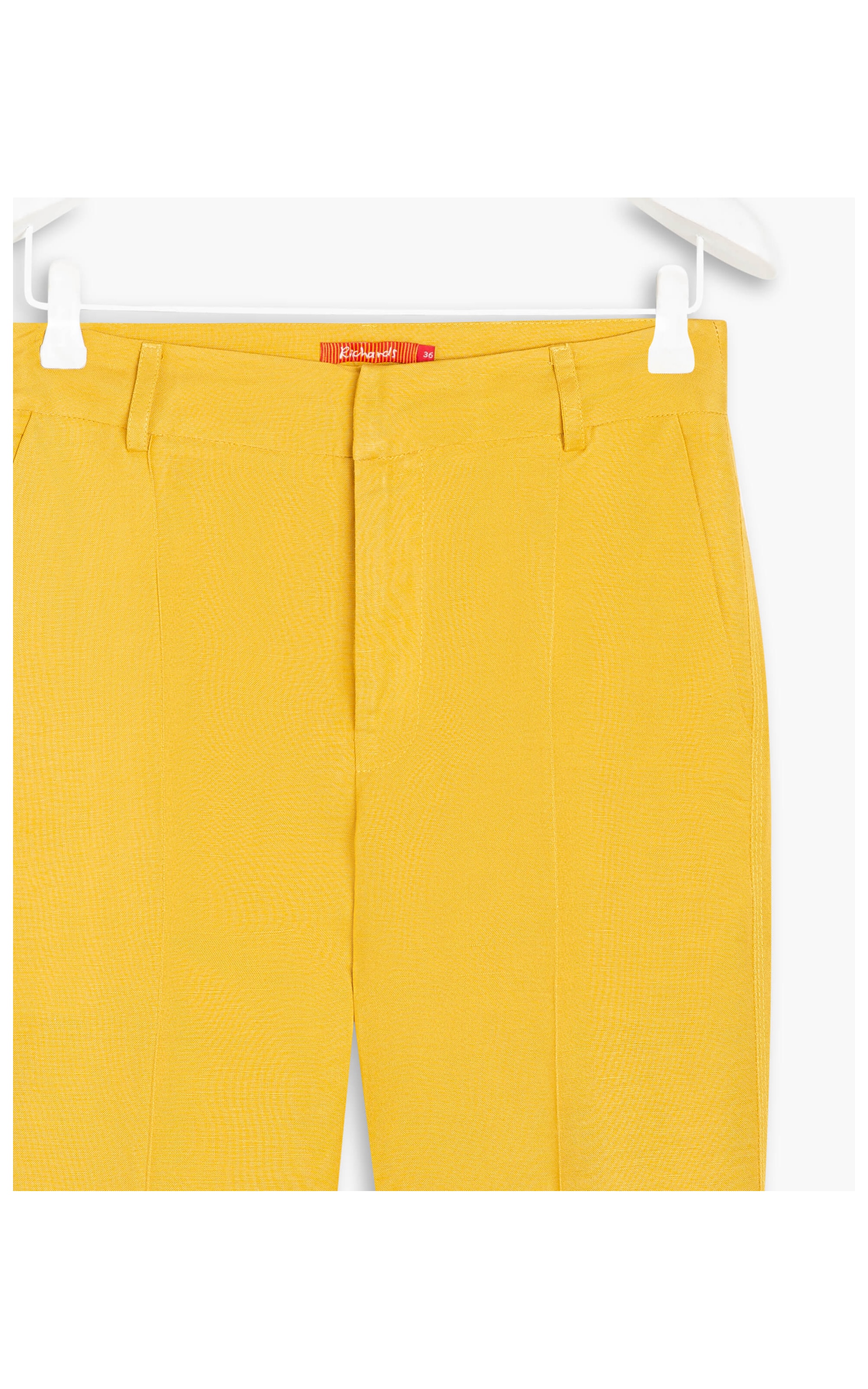 Calça Linho  Bertha Amarelo