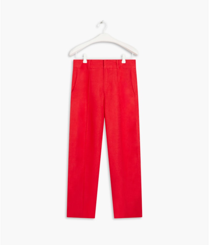 Calça Linho  Bertha Coral