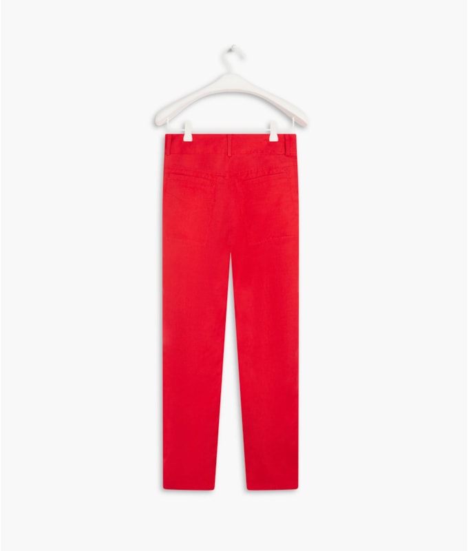 Calça Linho  Bertha Coral