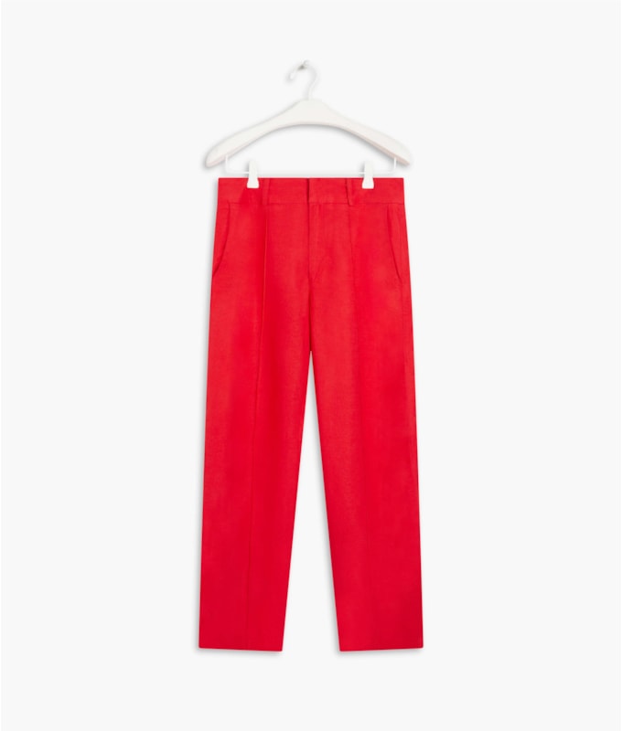 Calça Linho  Bertha Coral