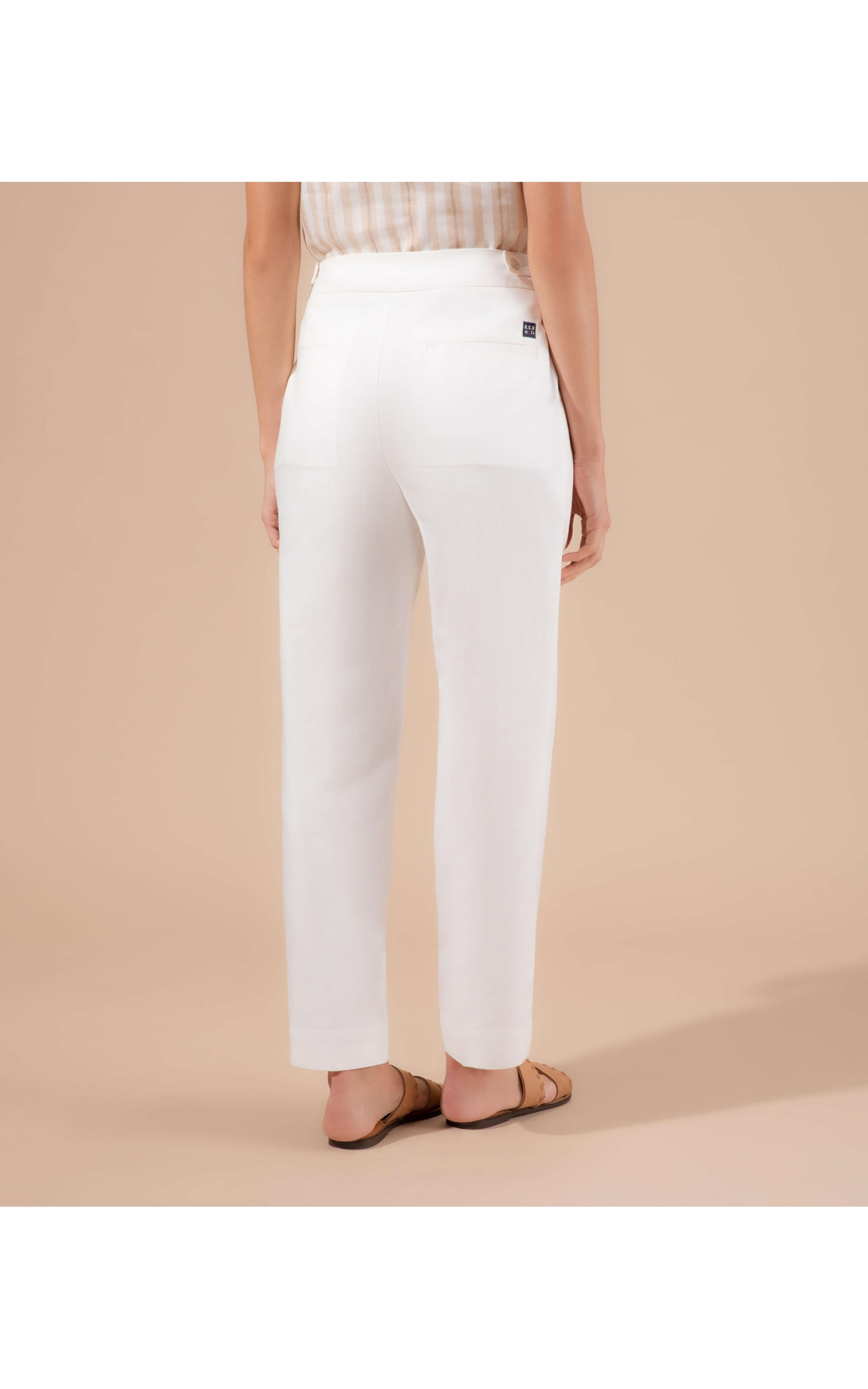 Calça Linho  Cairo Off White