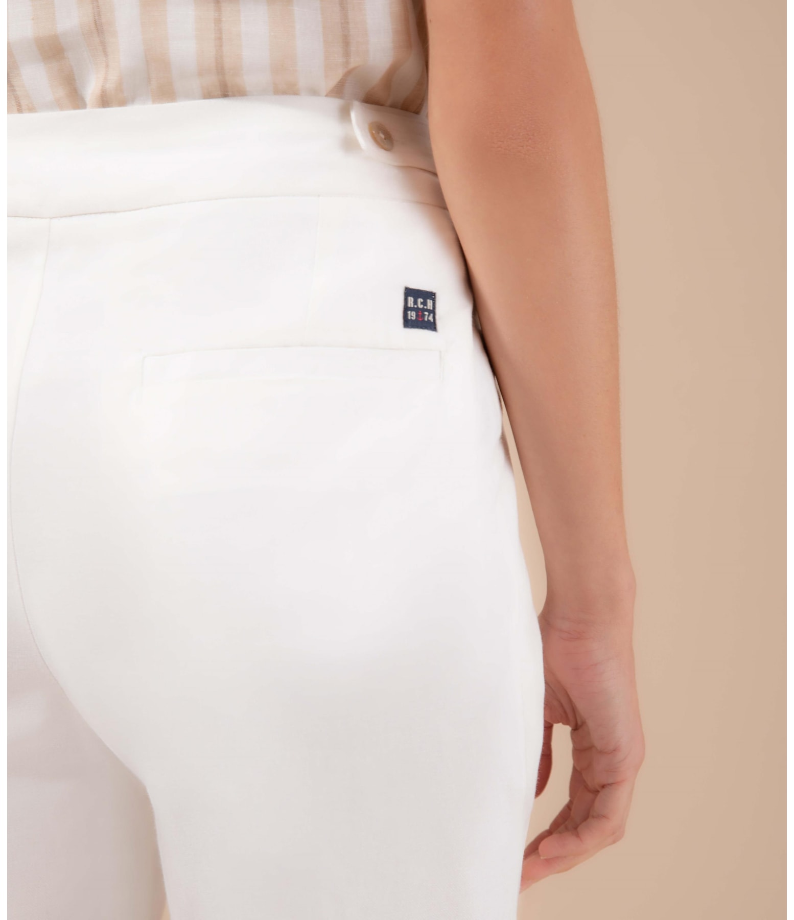 Calça Linho  Cairo Off White