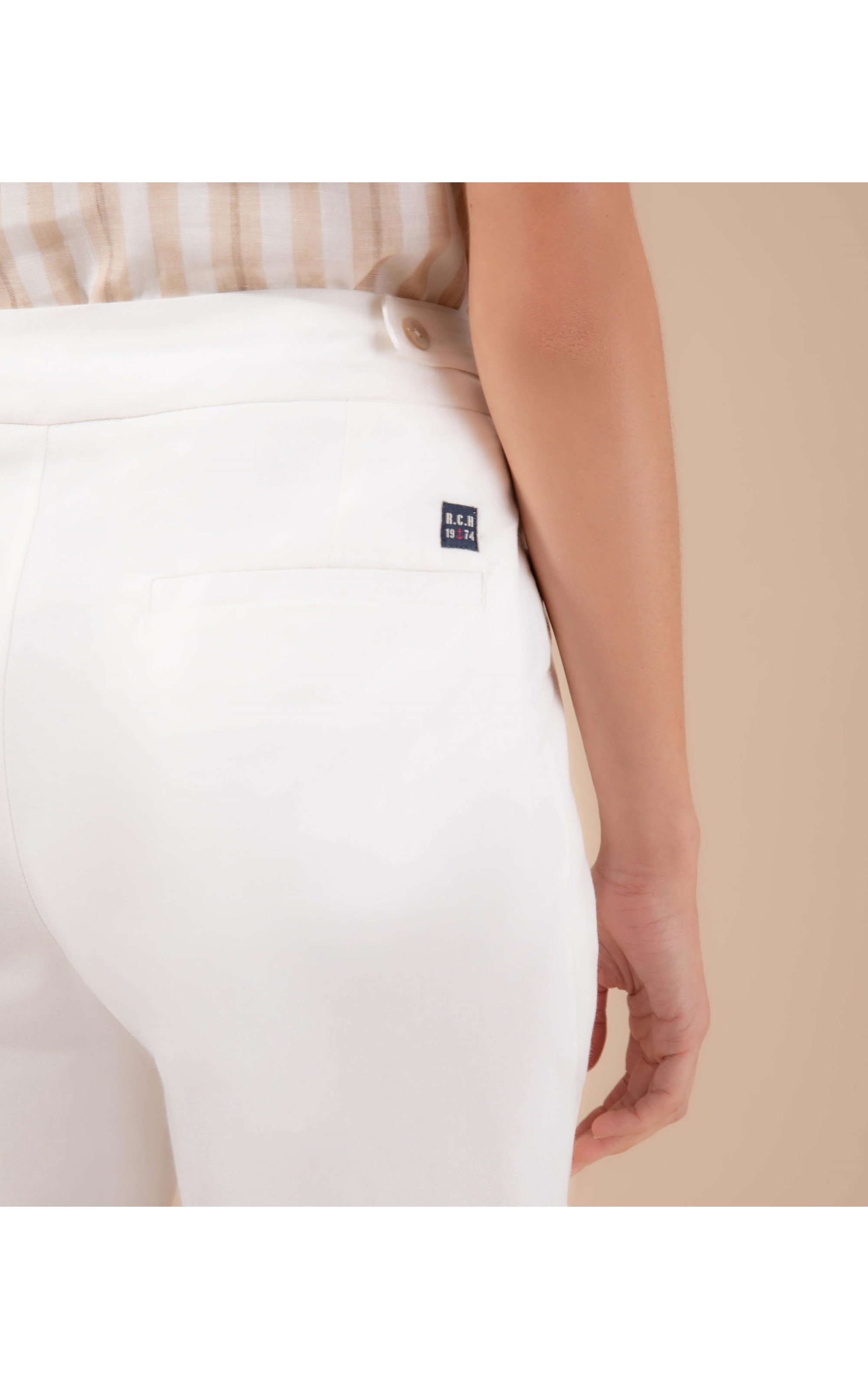 Calça Linho  Cairo Off White