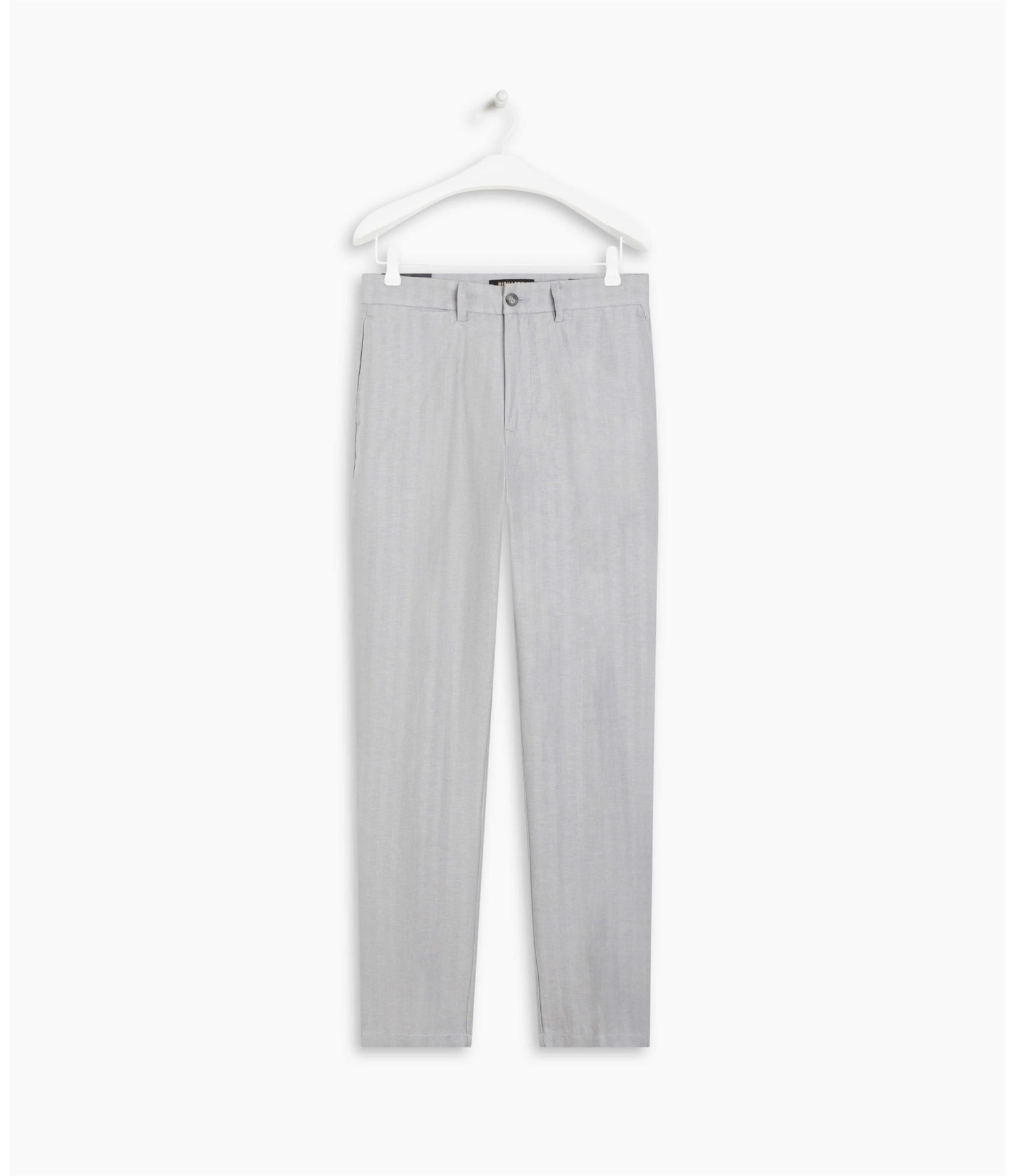 Calça Linho  Chevil Ft Silver Gray