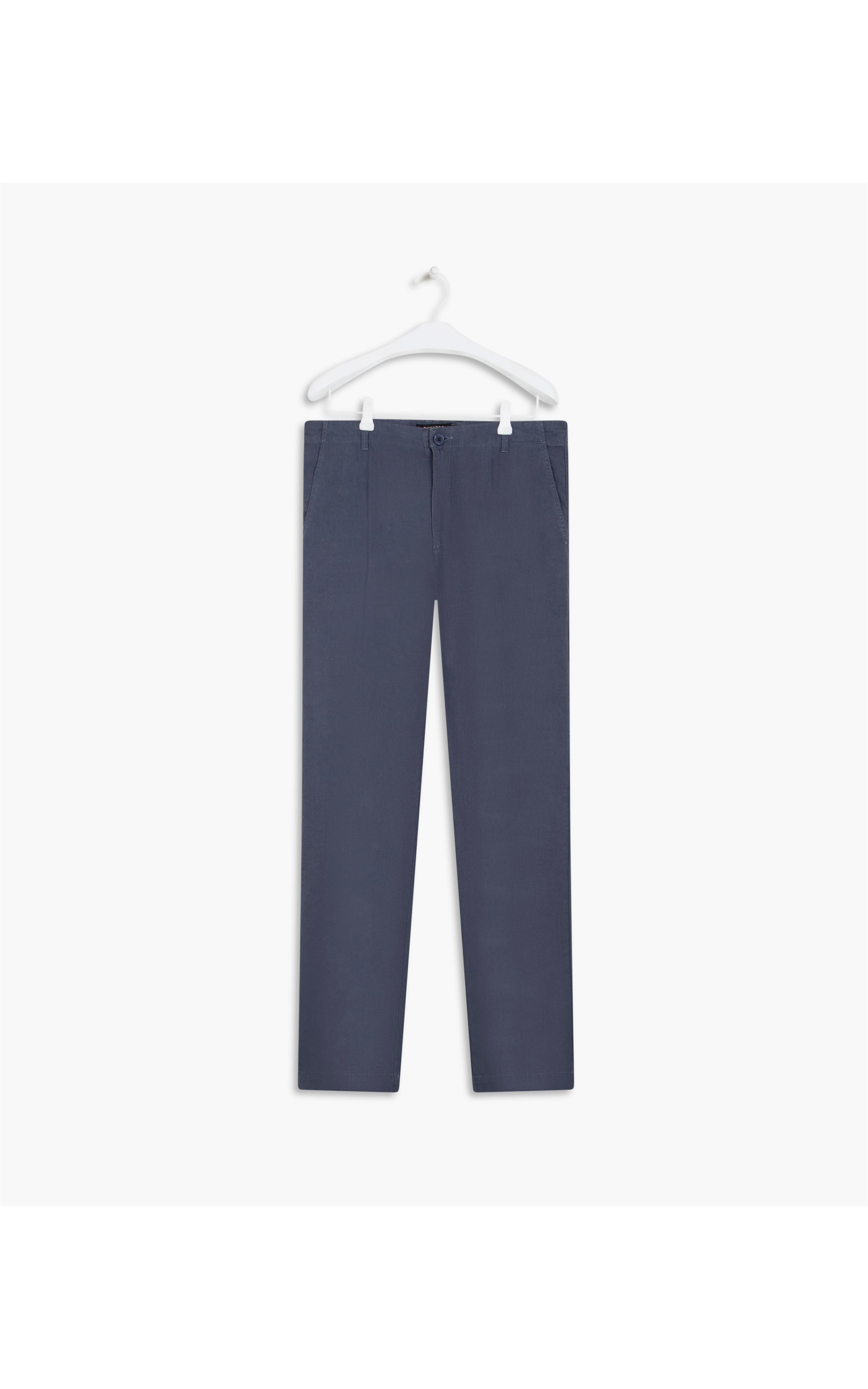 Calça Linho  Chino Azul Jeans