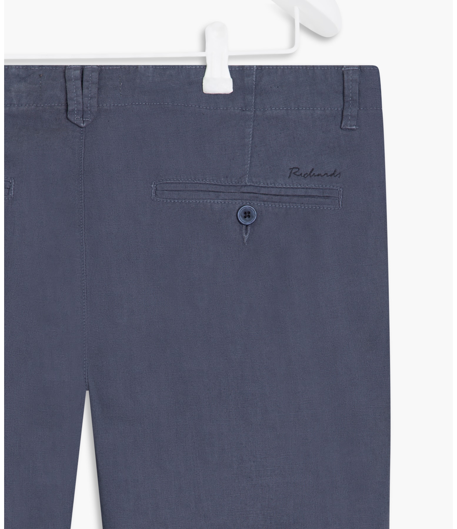 Calça Linho  Chino Azul Jeans