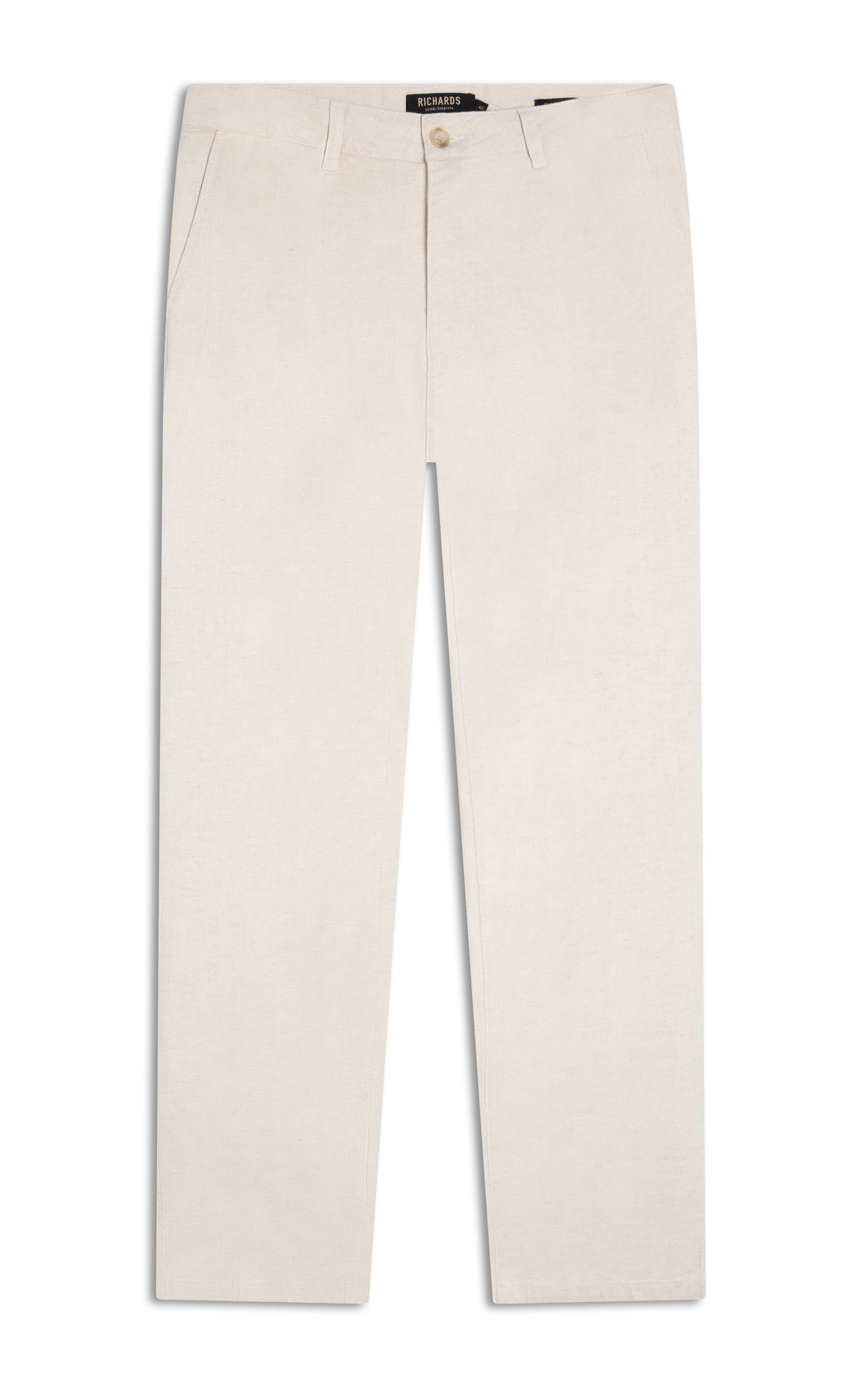 Calça Linho  Chino Bambulino Natural
