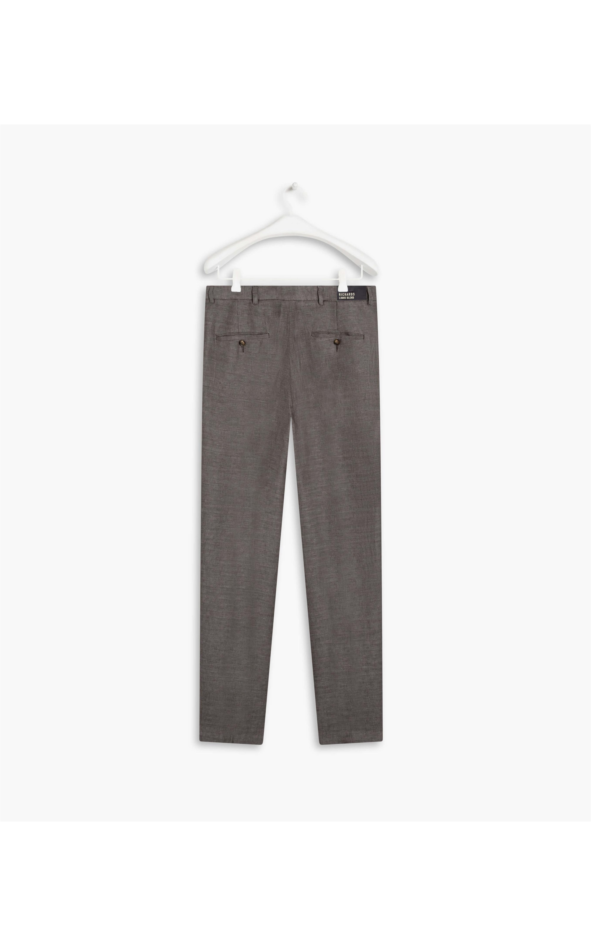 Calça Linho  Chino Chevil  Marrom