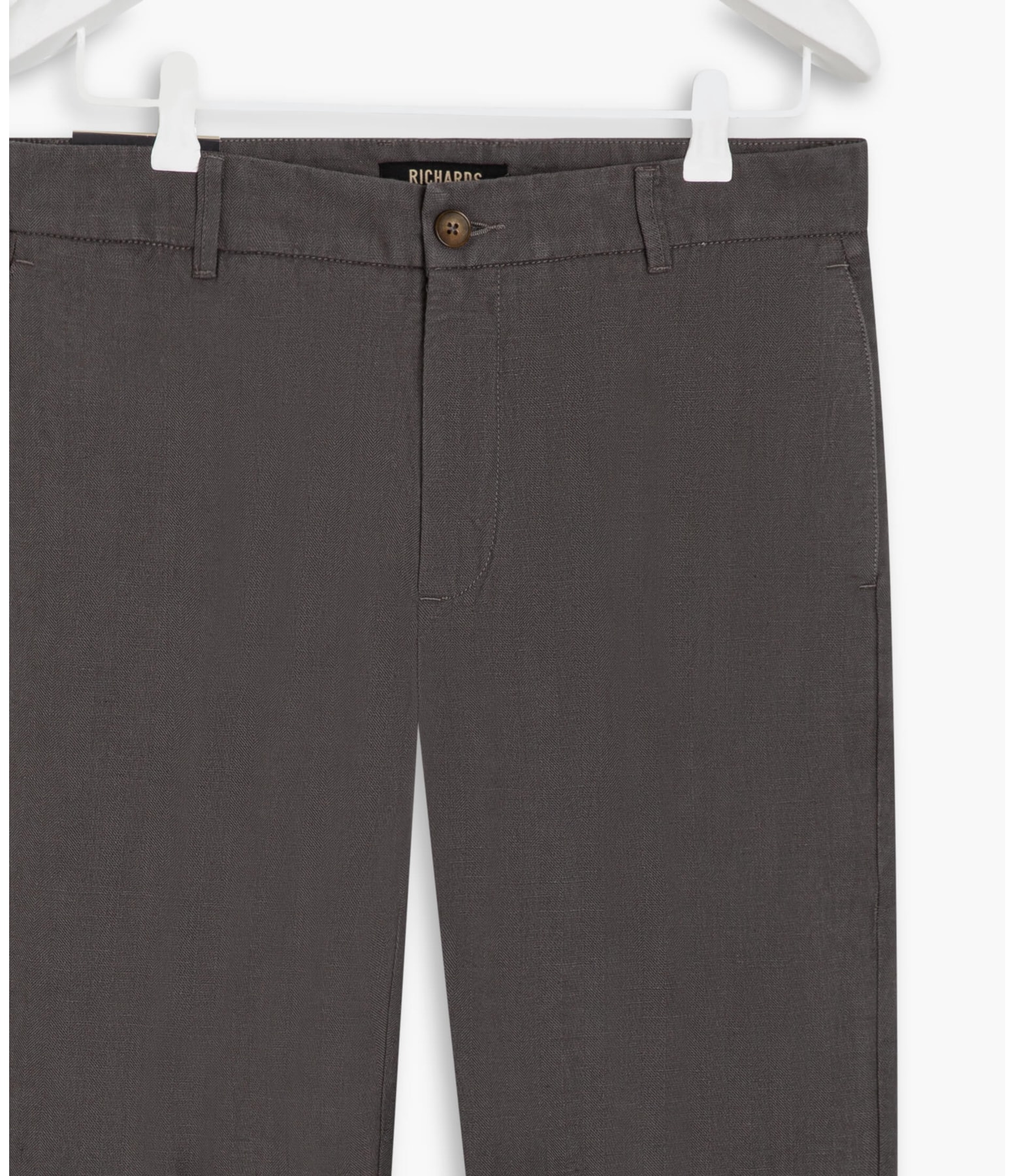 Calça Linho  Chino Chevil Tabaco