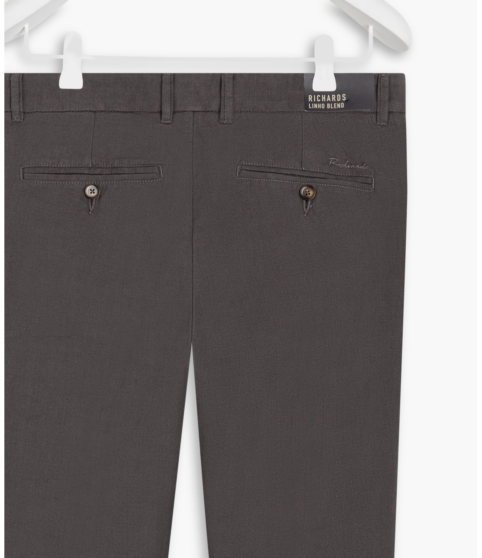 Calça Linho  Chino Chevil Tabaco