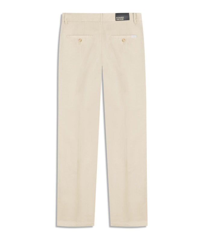 Calça Linho  Chino Classic Bege