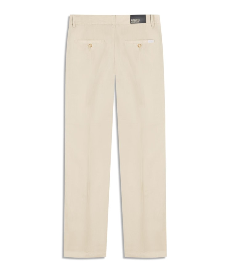 Calça Linho  Chino Classic Bege