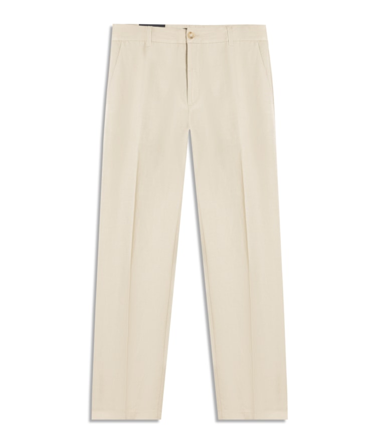 Calça Linho  Chino Classic Bege