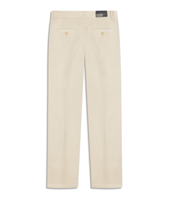 Calça Linho  Chino Classic Bege