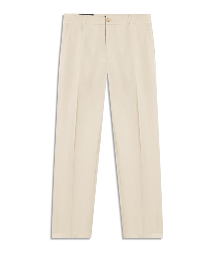 Calça Linho  Chino Classic Bege
