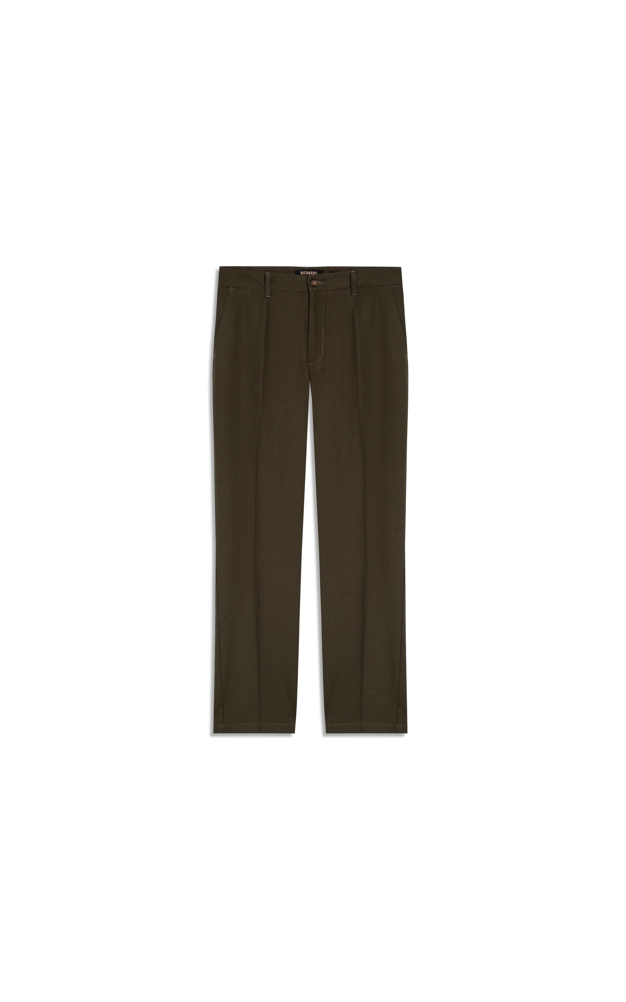 Calça Linho  Chino Classic Marant Verde Militar