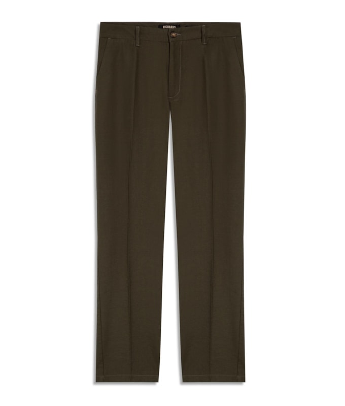 Calça Linho  Chino Classic Marant Verde Militar