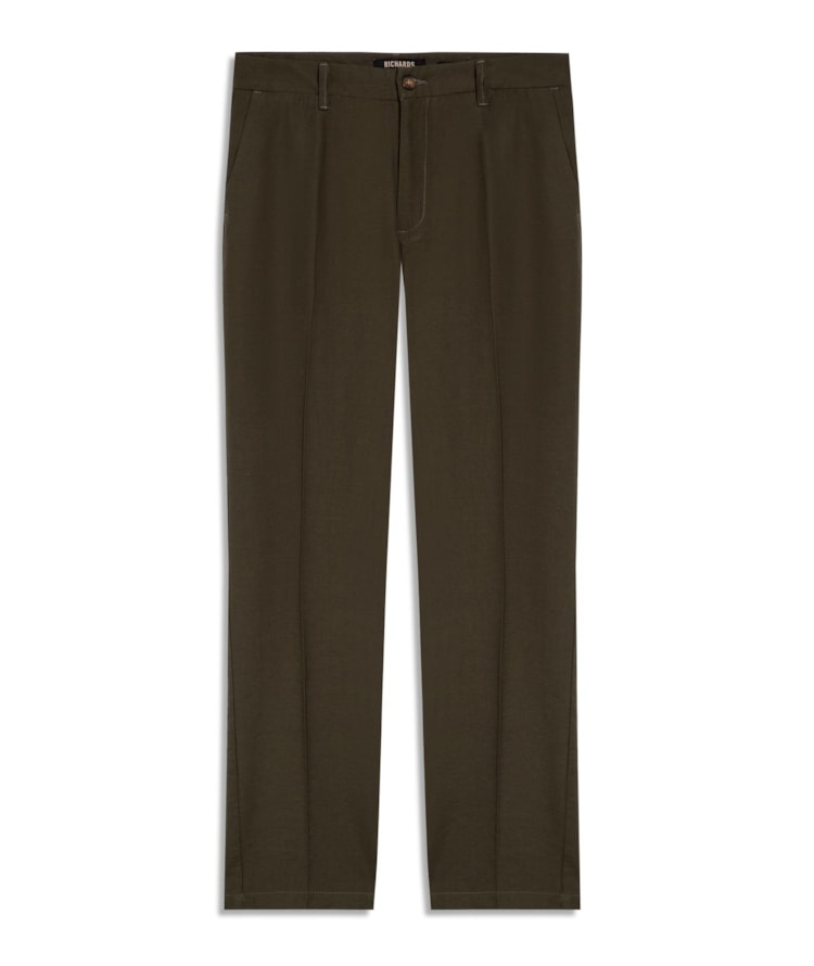 Calça Linho  Chino Classic Marant Verde Militar